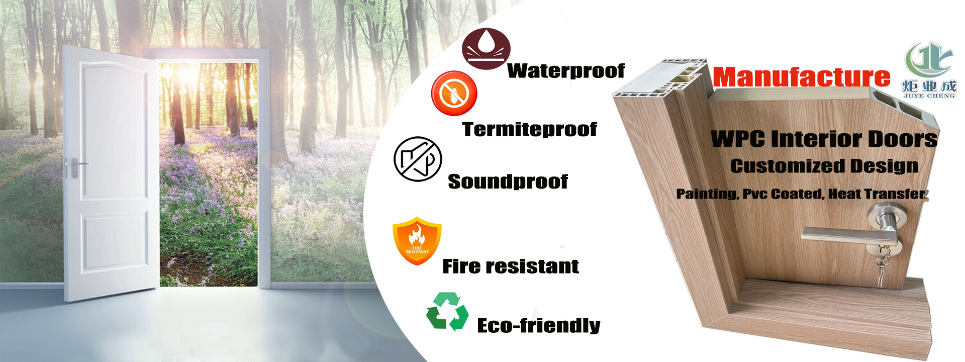 chất lượng Cửa bên trong WPC nhà máy sản xuất