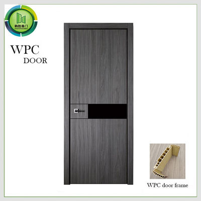 Kiểm soát nước WPC gỗ cứng cửa PVC da kết thúc Dùng trong căn hộ