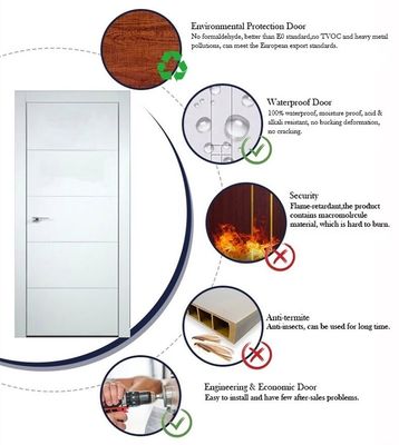 Giá tốt. Cửa WPC sơn chịu ẩm và cách nhiệt, cửa nội thất làm từ 100% vật liệu WPC cho độ bền lâu dài trực tuyến