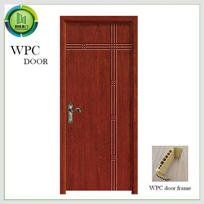 Giá tốt. Thiết kế nhà WPC Cửa đơn giản Cờ chống ẩm chống mối Sử dụng khách sạn trực tuyến