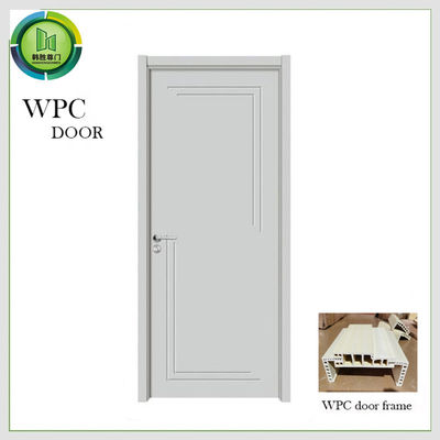 Giá tốt. OEM chống cháy WPC cửa thông thường màu trắng chống ẩm sử dụng khách sạn trực tuyến