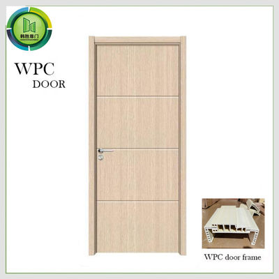 Giá tốt. Cửa gỗ WPC chống mối da PVC kết thúc chống cháy Sử dụng trong phòng ngủ trực tuyến
