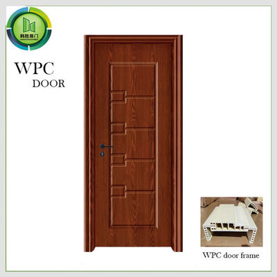 Giá tốt. Cửa gỗ WPC chống ẩm Độ dày 45mm Khả năng chống cháy Sử dụng trong phòng ngủ trực tuyến