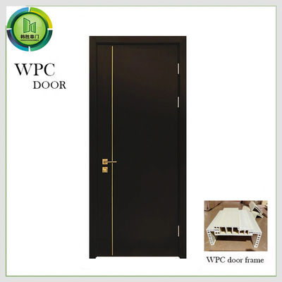 Giá tốt. Formaldehyde miễn phí nội thất WPC Cửa gỗ 800mm chiều rộng Cửa phòng ngủ Villa trực tuyến