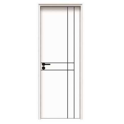 Giá tốt. 45mm Độ dày PVC Laminated WPC cửa rỗng với cách điện âm thanh 30dB cho nội thất hiện đại trực tuyến