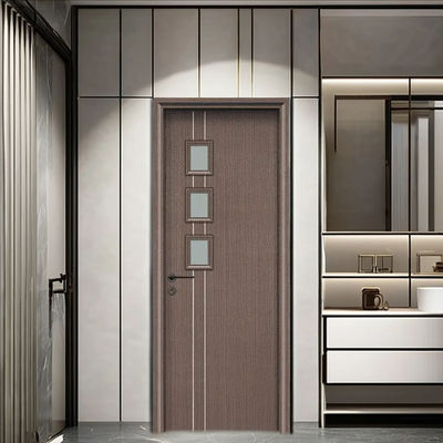 Giá tốt. Cửa kính WPC thân thiện với môi trường với thiết kế lõi rỗng bền và bề mặt phim PVC để dễ dàng lắp đặt trực tuyến