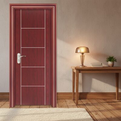 Cửa composite rỗng WPC nội thất chống ẩm, bền chắc cho nhà ở và văn phòng