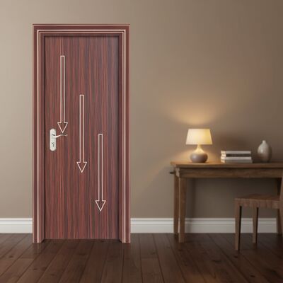 Cửa rỗng WPC thân thiện với môi trường, chống mối mọt và chống nấm mốc cho các dự án xây dựng bền vững