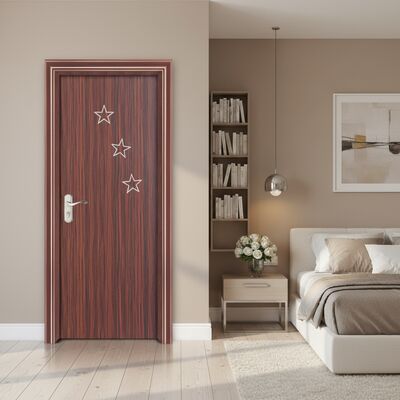 Cửa composite nội thất WPC rỗng bền bỉ với khả năng chống ẩm và cách nhiệt năng lượng cho khu dân cư