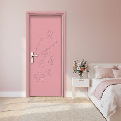 Cửa rỗng WPC có thể tùy biến với chống ẩm Chất chống sâu Chất liệu cách nhiệt và cách âm cho nội thất lâu dài
