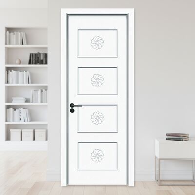 Giá tốt. Kháng ẩm Thiết kế chống âm Độ cách nhiệt Sơn WPC Cửa rỗng cho không gian hiện đại trực tuyến