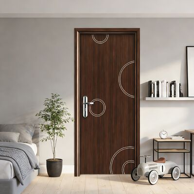 Giá tốt. WPC bền Nội thất Door thiết kế composite rỗng với chống ẩm cách nhiệt và phong cách hiện đại cho nhà ở thương mại trực tuyến