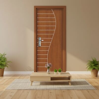 Energy WPC Interior Door Hollow Composite Design cung cấp khả năng chống ẩm và sức mạnh vượt trội cho các ứng dụng nội thất hiện đại