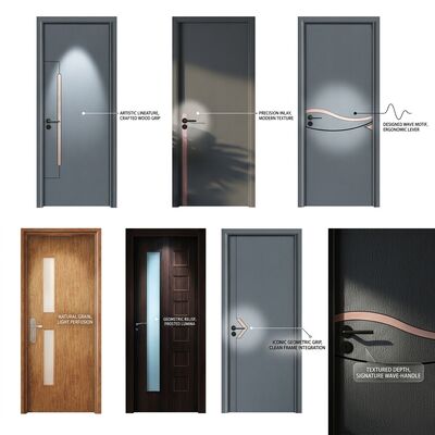 Giá tốt. Gỗ nhựa Composite WPC Nội thất Cửa bản lề Phương pháp lắp đặt Bền Chất liệu chính Nhựa WPC Thích hợp cho dân dụng, thương mại trực tuyến