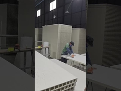 2100 * 800 * 45mm Giảm âm thanh chống côn trùng WPC cửa nội thất không sơn