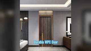Cửa rỗng WPC Chống ẩm mạnh Bảo trì thấp