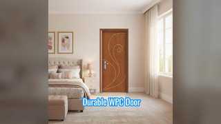 Cửa rỗng WPC chống ẩm bền và phong cách